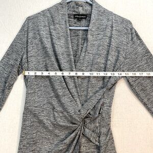 COPY - Tribal Femme Gray Twist Front Dress , small 
A++++